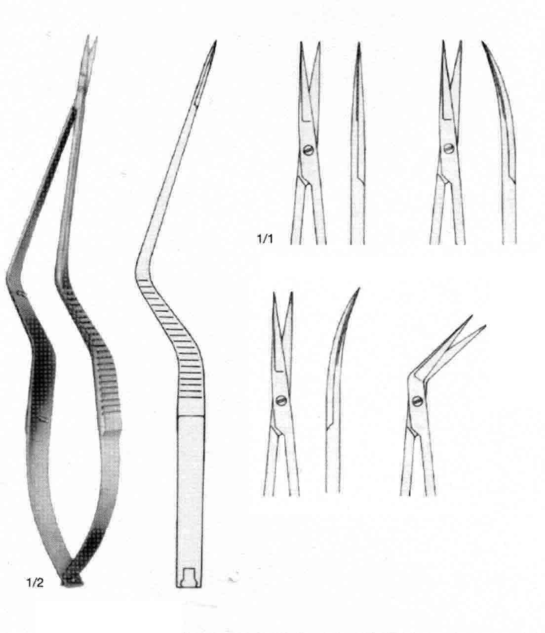 MİKRO MAKAS (BAYONET) 19 CM